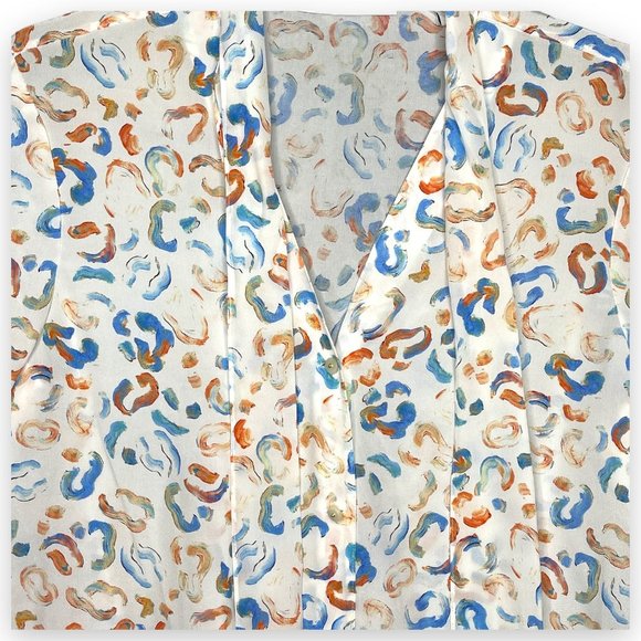 ROBERT GRAHAM BRENNA LEOPARD PRINTED SILK SHIRT DRESS M NWT RETAIL $398 - Picture 6 of 14